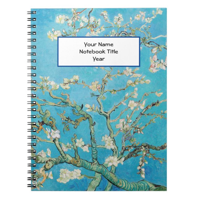 Cuaderno Vincent van Gogh - Flor de Almendro (Frente)