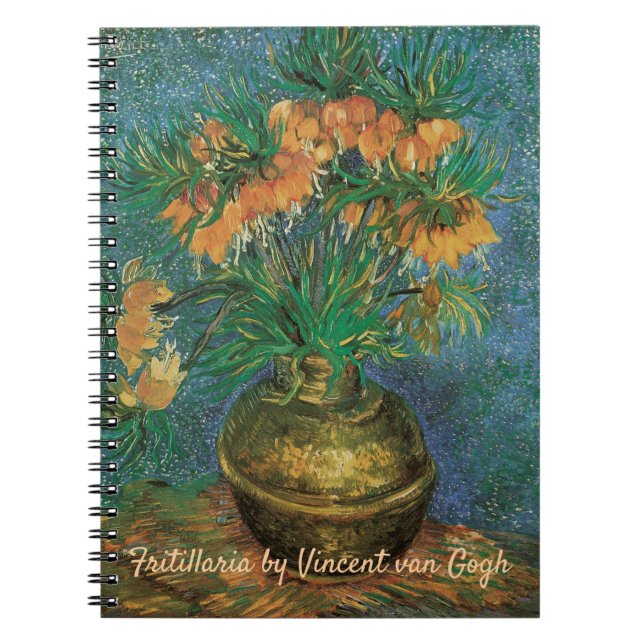 Cuaderno Vincent van Gogh - Fritillarias en un jarrón de co (Frente)