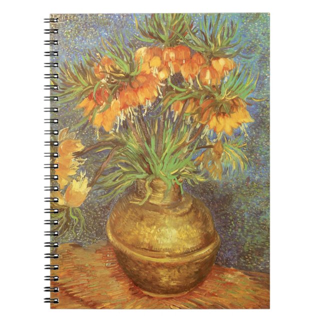 Cuaderno Vincent van Gogh - Fritillarias en un jarrón de co (Frente)