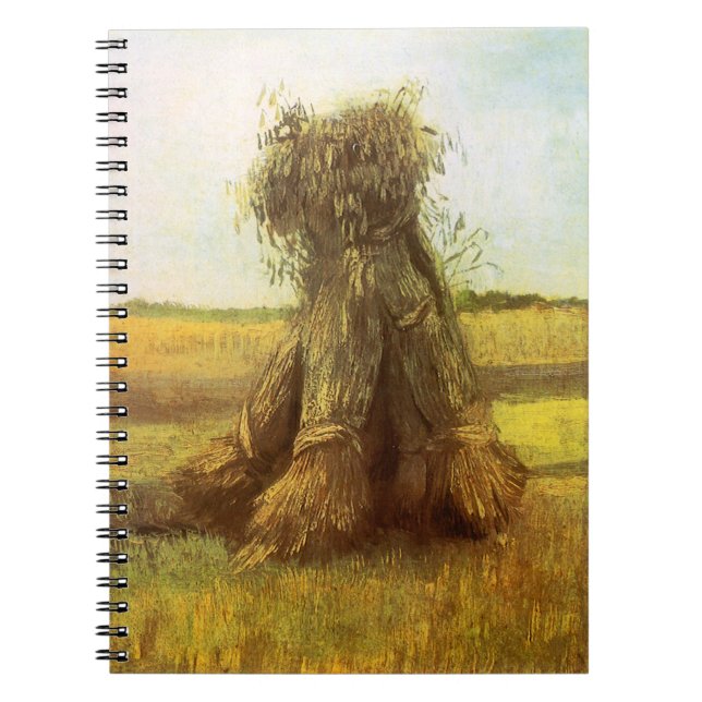 Cuaderno Vincent van Gogh - Gavillas de trigo (Frente)