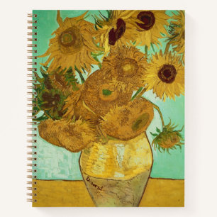 Cuaderno Vincent van Gogh   Girasoles, 1888