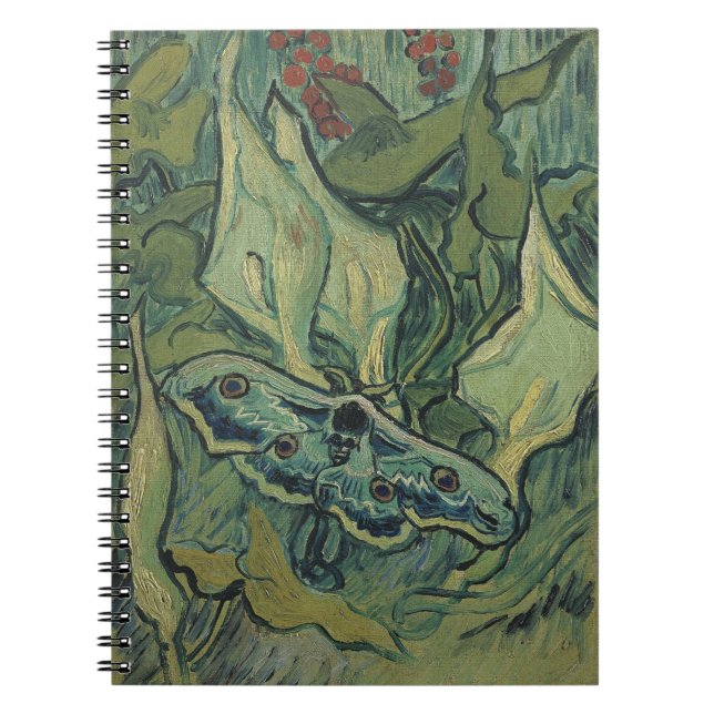 Cuaderno Vincent van Gogh - Gran polilla pavo real (Frente)