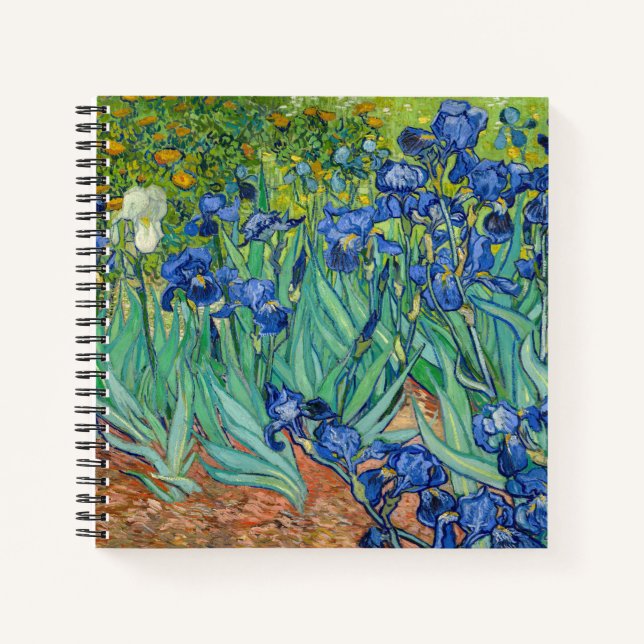 Cuaderno Vincent Van Gogh - Irises (Anverso)