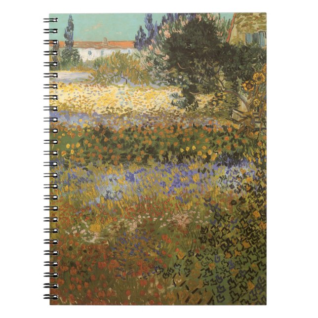 Cuaderno Vincent van Gogh - Jardín Florido (Frente)