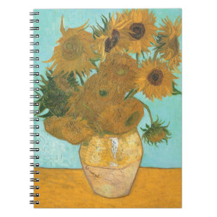 Cuaderno Vincent van Gogh - Jarrón con doce girasoles