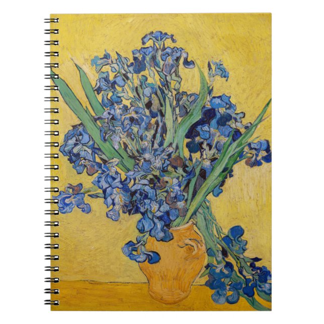 Cuaderno Vincent van Gogh - Jarrón con Lirios (Frente)