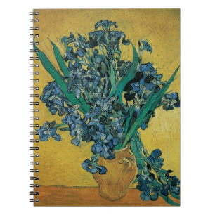 Cuaderno Vincent van Gogh - Jarrón con Lirios Fondo Amarill