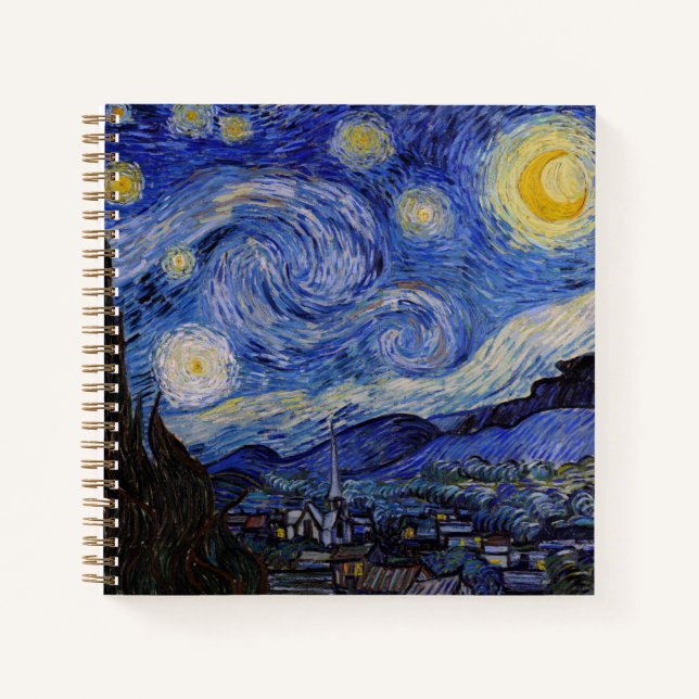 Cuaderno Vincent Van Gogh - La noche estrellada (Anverso)