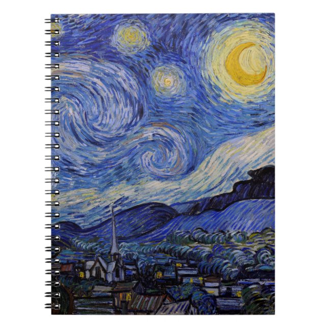 Cuaderno Vincent Van Gogh - La noche estrellada (Frente)