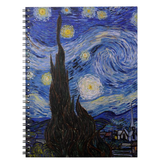 Cuaderno Vincent Van Gogh - La noche estrellada (Frente)