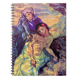 Cuaderno Vincent Van Gogh - La Pieta - Jesús y la Virgen Ma