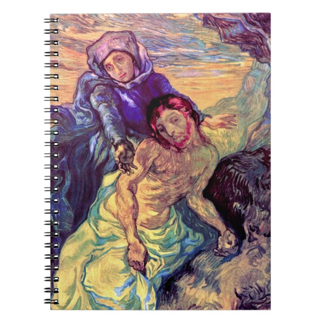 Cuaderno Vincent Van Gogh - La Pieta - Jesús y la Virgen Ma (Frente)