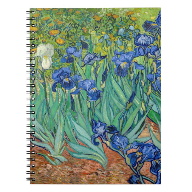 Cuaderno Vincent Van Gogh - Lirios (Frente)