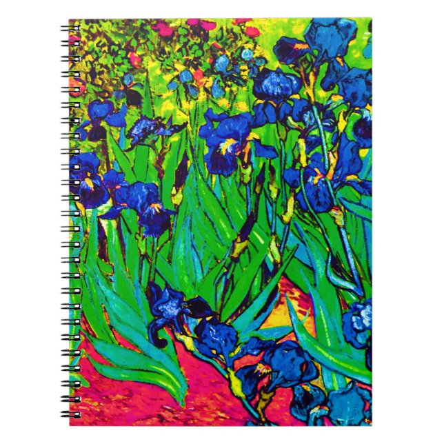 Cuaderno Vincent Van Gogh - Lirios - Amante de las Flores A (Frente)