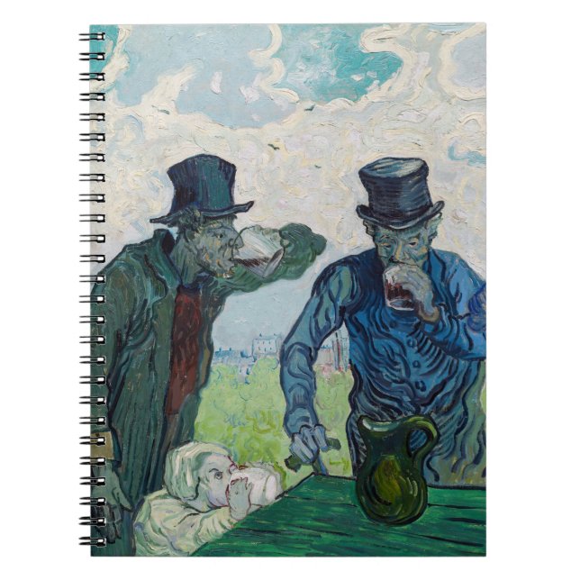Cuaderno Vincent van Gogh - Los bebedores, según Daumier (Frente)