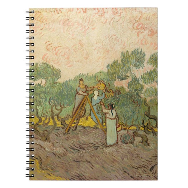 Cuaderno Vincent van Gogh - Mujeres recolectando aceitunas (Frente)