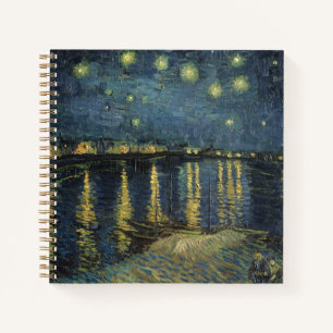 Cuaderno Vincent van Gogh   Noche estrellada sobre el Ródan