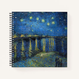 Cuaderno Vincent van Gogh - Noche estrellada sobre el Ródan