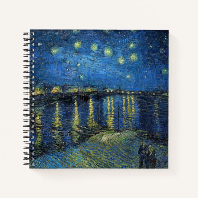 Cuaderno Vincent van Gogh - Noche estrellada sobre el Ródan (Anverso)
