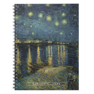 Cuaderno Vincent van Gogh   Noche estrellada sobre el Ródan
