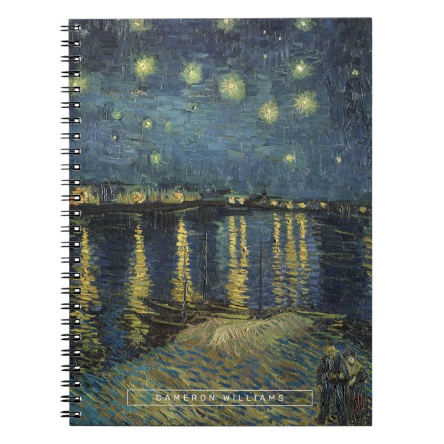 Cuaderno Vincent van Gogh | Noche estrellada sobre el Ródan (Frente)