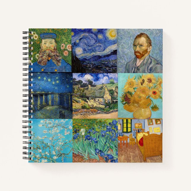Cuaderno Vincent Van Gogh - Obra maestra (Anverso)