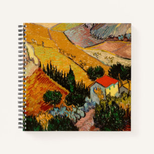 Cuaderno Vincent van Gogh - Paisaje, Casa y Labrador