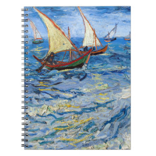 Cuaderno Vincent van Gogh - Paisaje marino cerca de Saintes