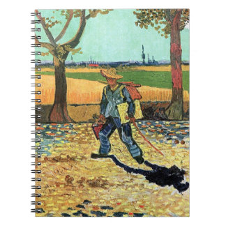 Cuaderno Vincent Van Gogh - Pintor camino al trabajo