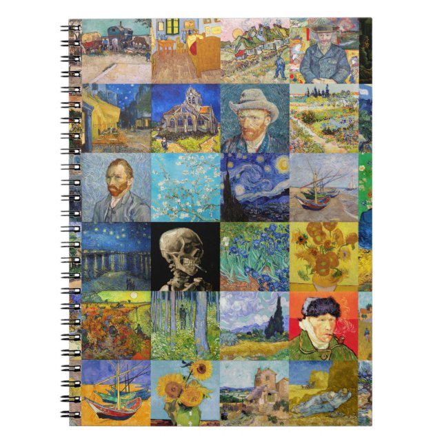 Cuaderno Vincent van Gogh - Piquetas maestras del mosaico (Frente)