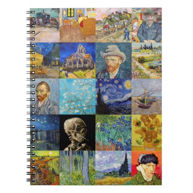 Cuaderno Vincent van Gogh - Piquetas maestras del mosaico (Frente)