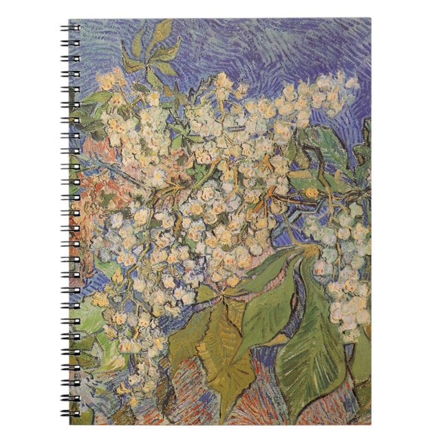 Cuaderno Vincent van Gogh - Ramas de castaño en flor (Frente)