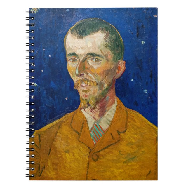 Cuaderno Vincent Van Gogh - Retrato de Eugene Boch, Arles (Frente)
