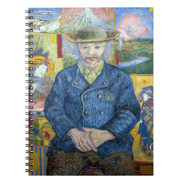 Cuaderno Vincent van Gogh - Retrato de Pere Tanguy (Frente)