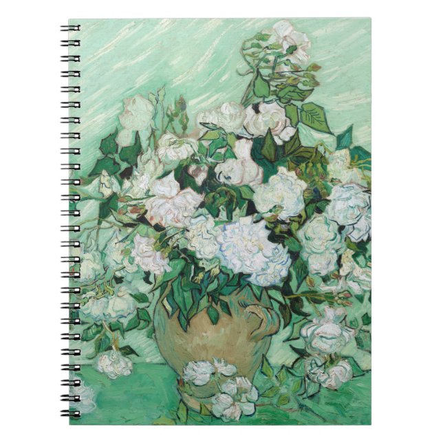 Cuaderno Vincent van Gogh - Rosas (Frente)