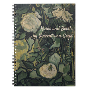 Cuaderno Vincent van Gogh - Rosas y escarabajo