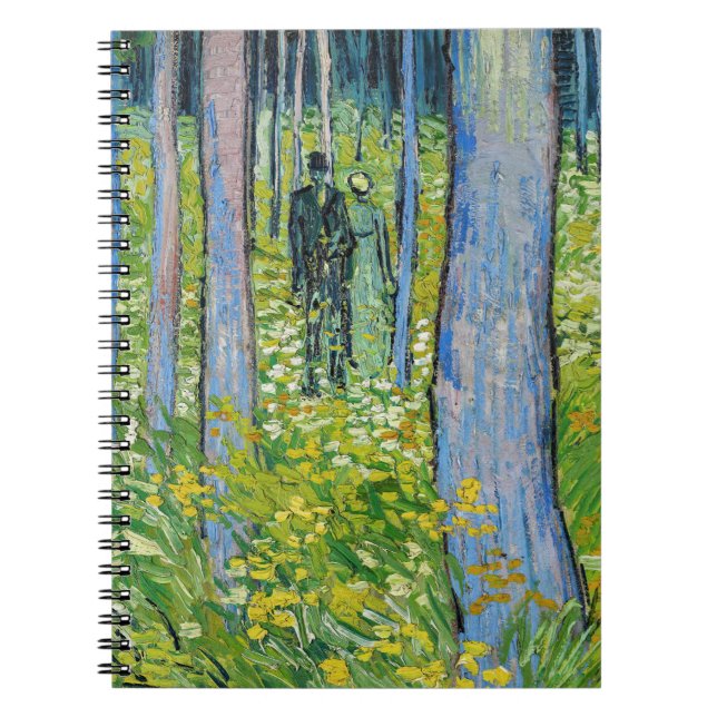 Cuaderno Vincent van Gogh - Sotobosque con dos figuras (Frente)