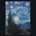 Cuaderno Vincent Van Gogh Starry Night Vintage Bella Artes<br><div class="desc">Vincent Van Gogh Starry Night Vintage Bella Artes Notebook</div>