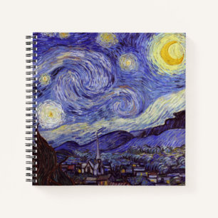 Cuaderno Vincent Van Gogh Starry Night Vintage Bella Artes