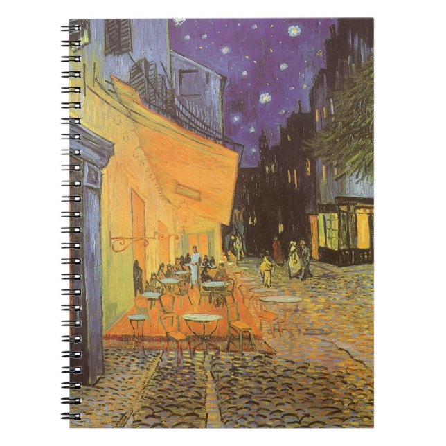 Cuaderno Vincent van Gogh - Terraza de café por la noche (Frente)