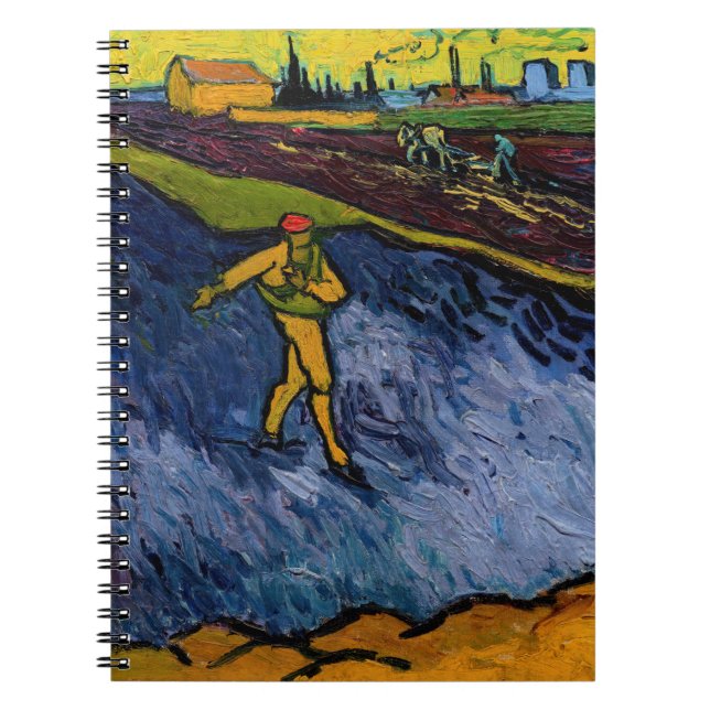 Cuaderno Vincent van Gogh - The Sower: Las afueras de Arles (Frente)