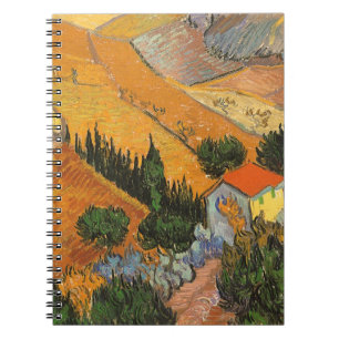 Cuaderno Vincent van Gogh - Valle con Plowman