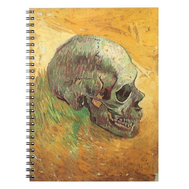 Cuaderno Vincent van Gogh - Vida fija con cráneo (Frente)
