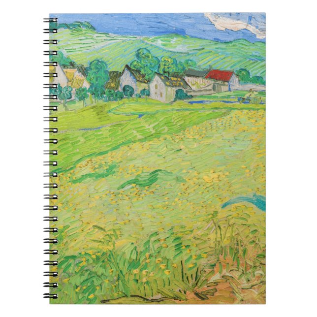 Cuaderno Vincent van Gogh - Vista de los vagones cerca de A (Frente)