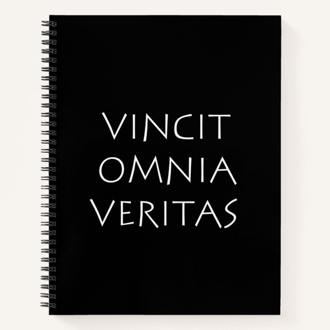 Cuaderno Vincit omnia veritas (Anverso)