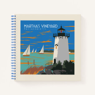 Cuaderno Viñedo de Martha, Massachusetts Faro