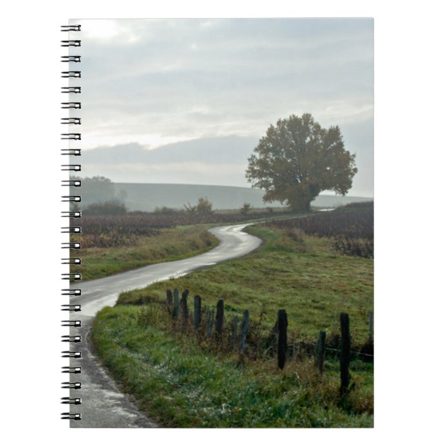 Cuaderno Viñedo en Lantignié, departamento de Rhône (Frente)