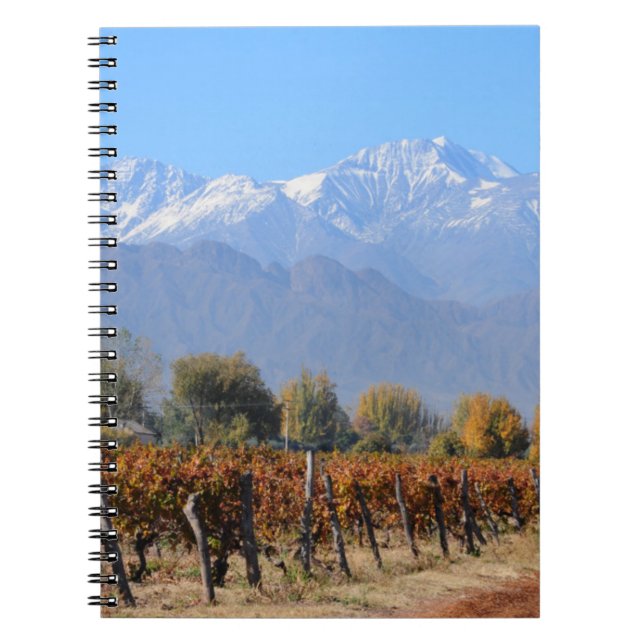 Cuaderno Viñedos en la caída de Mendoza, la Argentina (Frente)