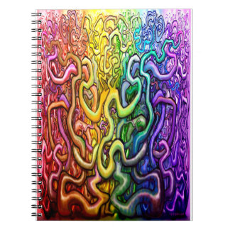 Cuaderno Vines sobrevuelan arcoiris
