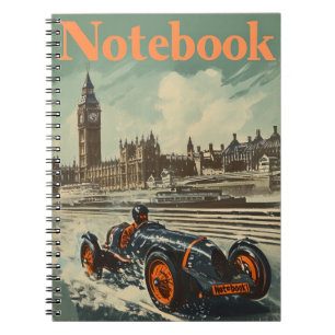Cuaderno Viñeta de Carreras Londres Big Ben